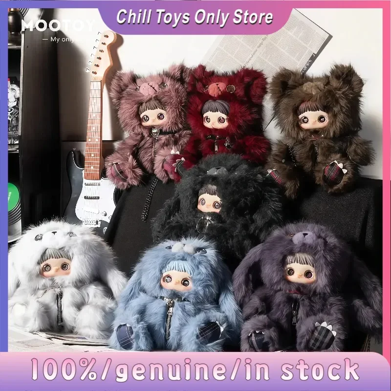 

MOOTOY Official Authentic Maymei Rebel Boll 400% Soft Plush Blind Box Dolls Bear Rabbit Stuffed Collectible Toys For Anime Fans