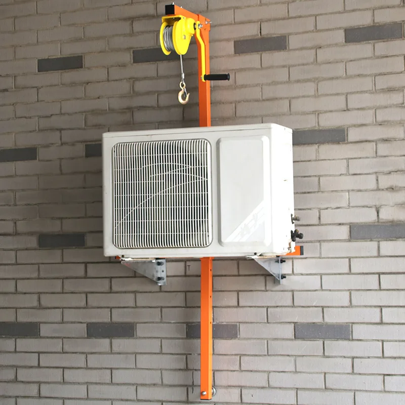 Installation of air conditioning outdoor unit, small crane,hanging bracket,hand-operated lifting bracket,detachable lifting tool