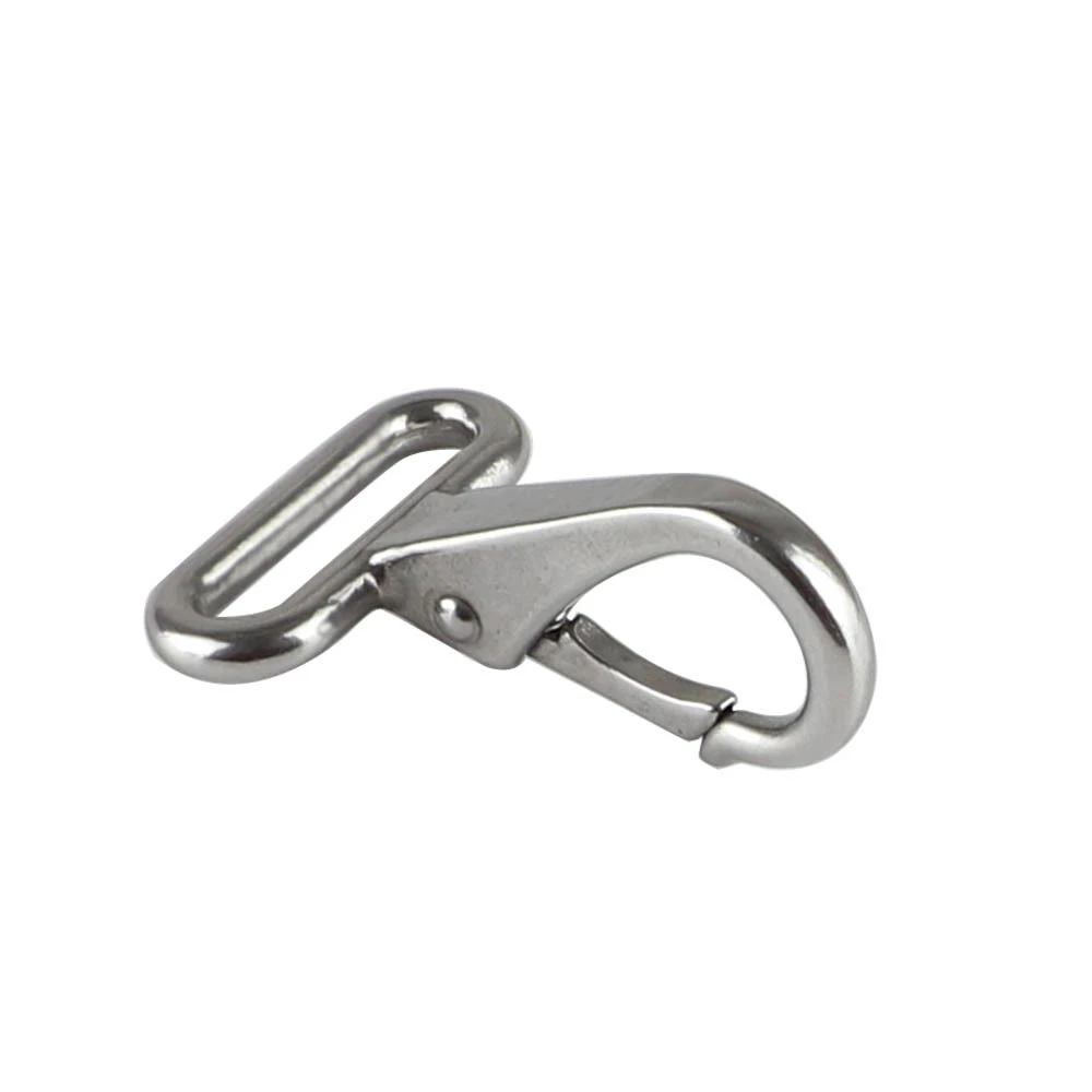 5Pcs Square Snap Hook 316 Stainless Steel Quick Release Snap Hook Boat Shackles for Sailing Rigging Yacht Leash Collar