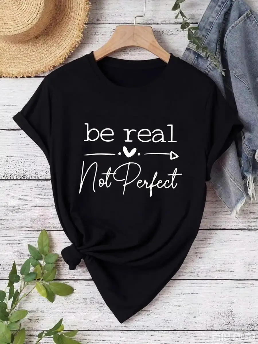 Women Casual Crew Neck Short‑Sleeve Graphic Tee Fashion New Arrival Inspiring 