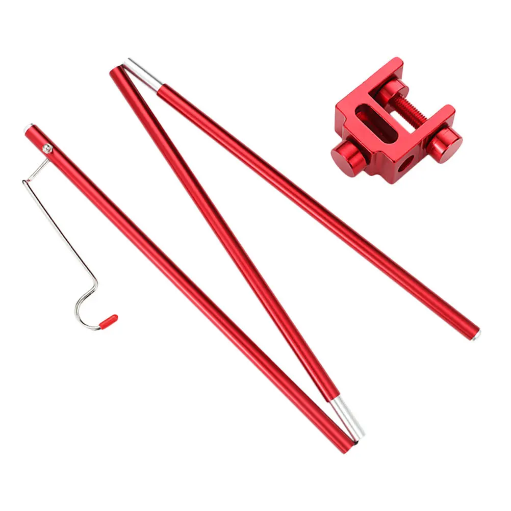

1 set 1 Set Portable Lamp Stand Folding Camping Light Rack For Outdoor Hiking Picnic Aluminum Alloy Lantern Holder Red
