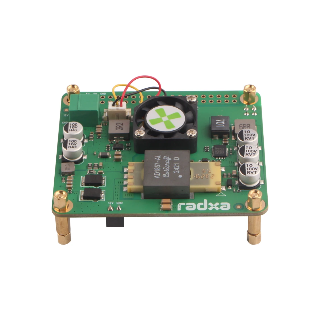 Radxa 25W PoE+ HAT, compatible avec ROCK SBCs, non adapté au X4