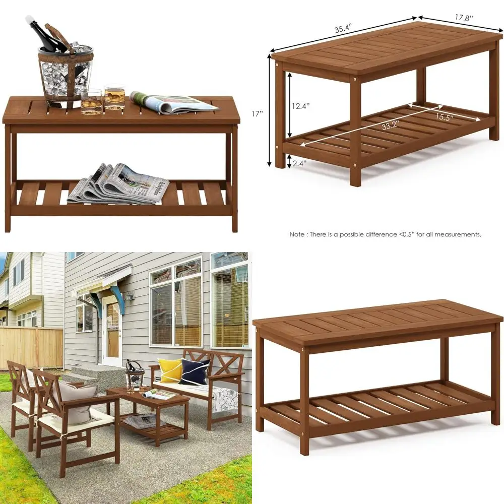 

Двухуровневый журнальный столик из тика с отделкой натуральным тиковым маслом