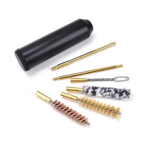 3/7Pcs/Set Hand Gun Rod Brush Pocket Size Pistol Cleaning Kit For Pistols Cal.38/357/9Mm Outdoor Gun Cleaning Tools