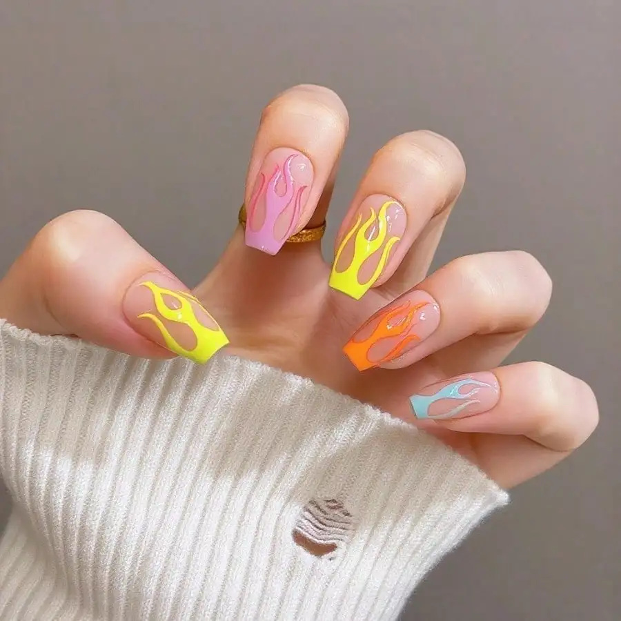 

24Pcs Ballet T-Shaped Press On Nails, Reusable Full Cover, Salon-Grade, Long-Lasting For Women Daily Party Wear, Free Shipping