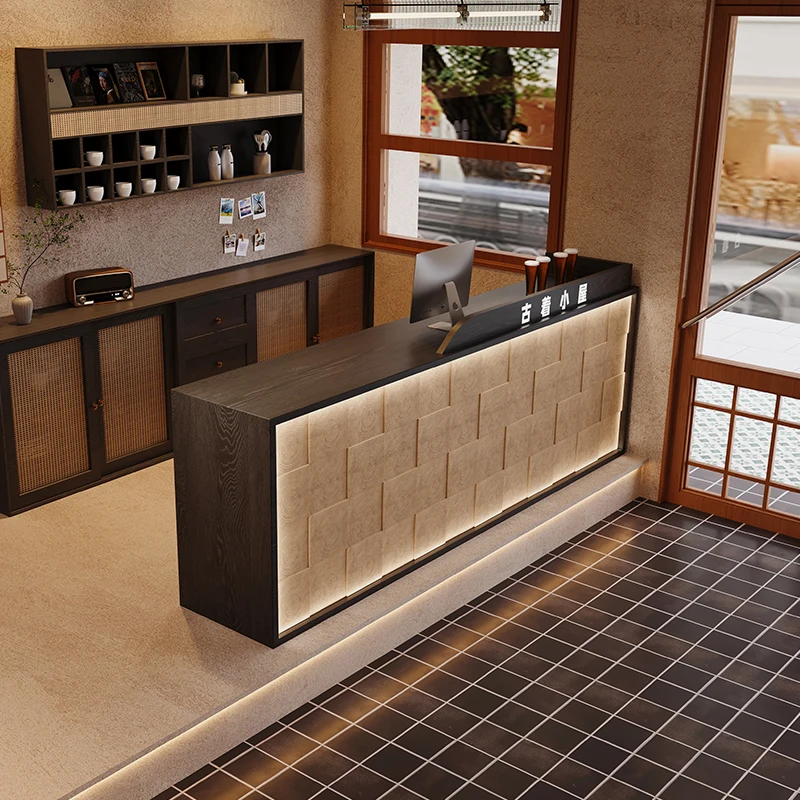 Bank Comptoir مكتب الاستقبال مقهى الإعلان منصة حامل قاعة الأعمال مكتب الاستقبال الأدراج الصغيرة Caisse الأثاث الفاخر