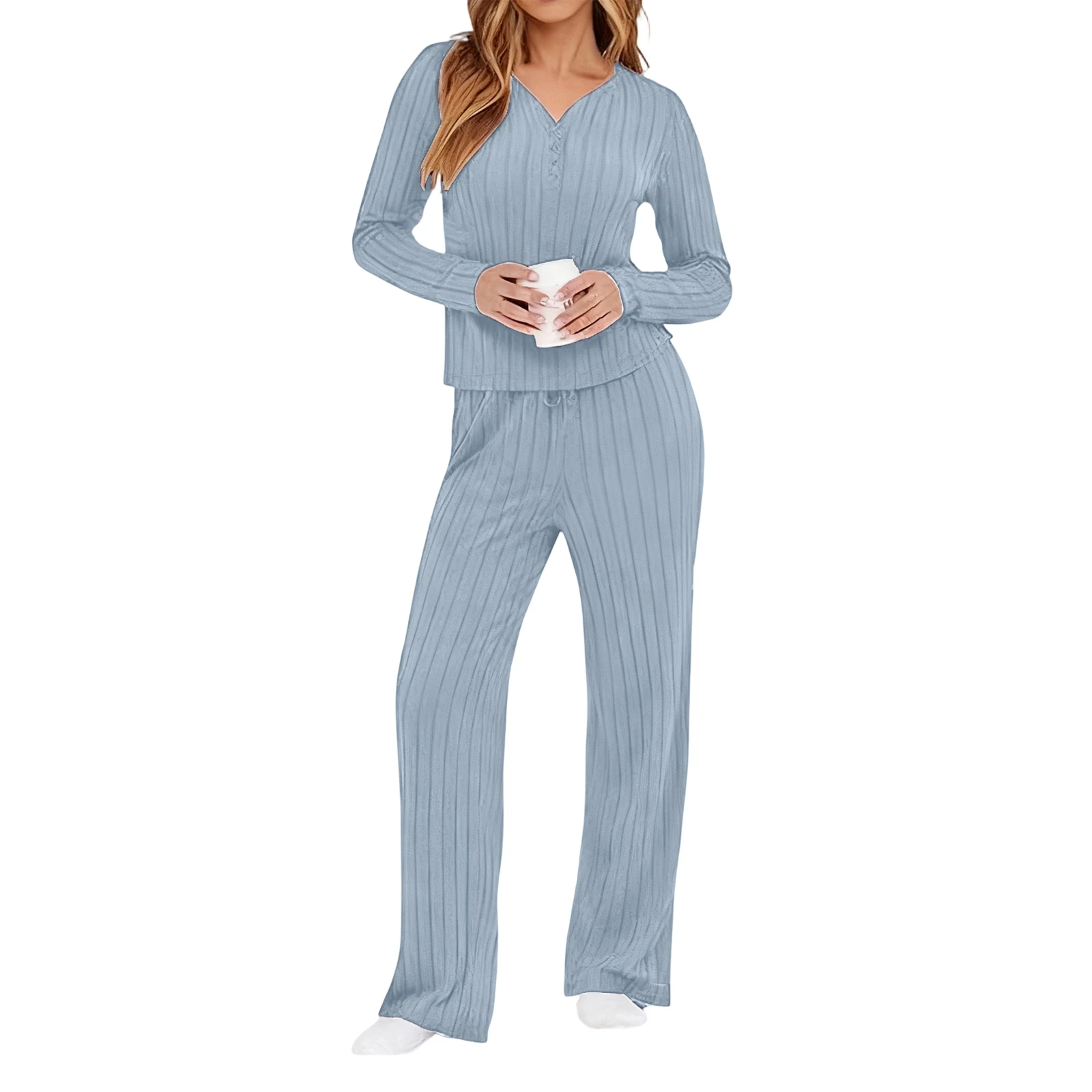 

Новый модный комплект из двух предметов, женский костюм, сексуальный свободный костюм с открытыми плечами, топы + повседневные расклешенные брюки, комплекты уличной женской одежды