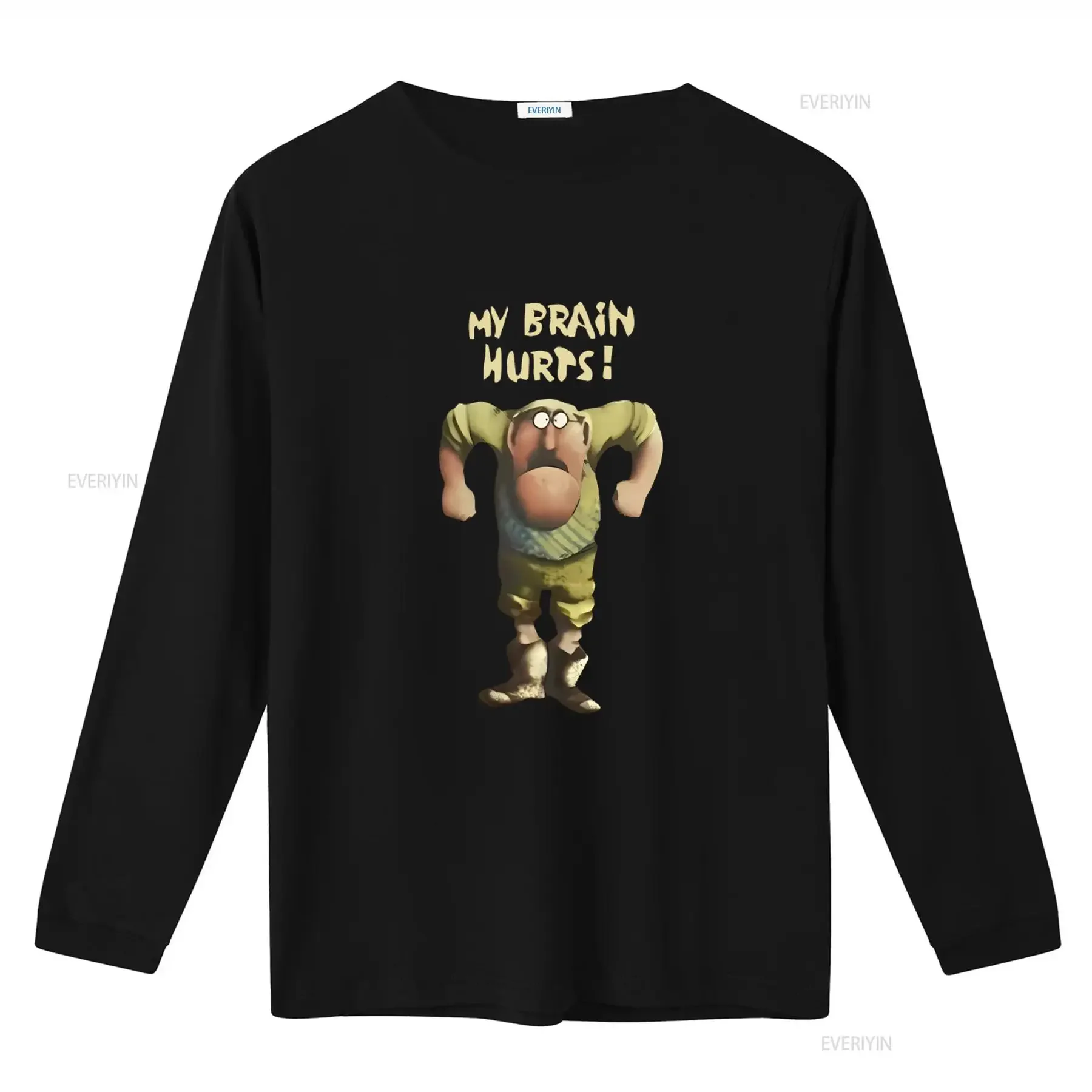 Vintage Monty Python Flying Circus My Brain Hurts T Shirt Big Bold Design Size L vintage Washed Soft Stylish Breathable graphic