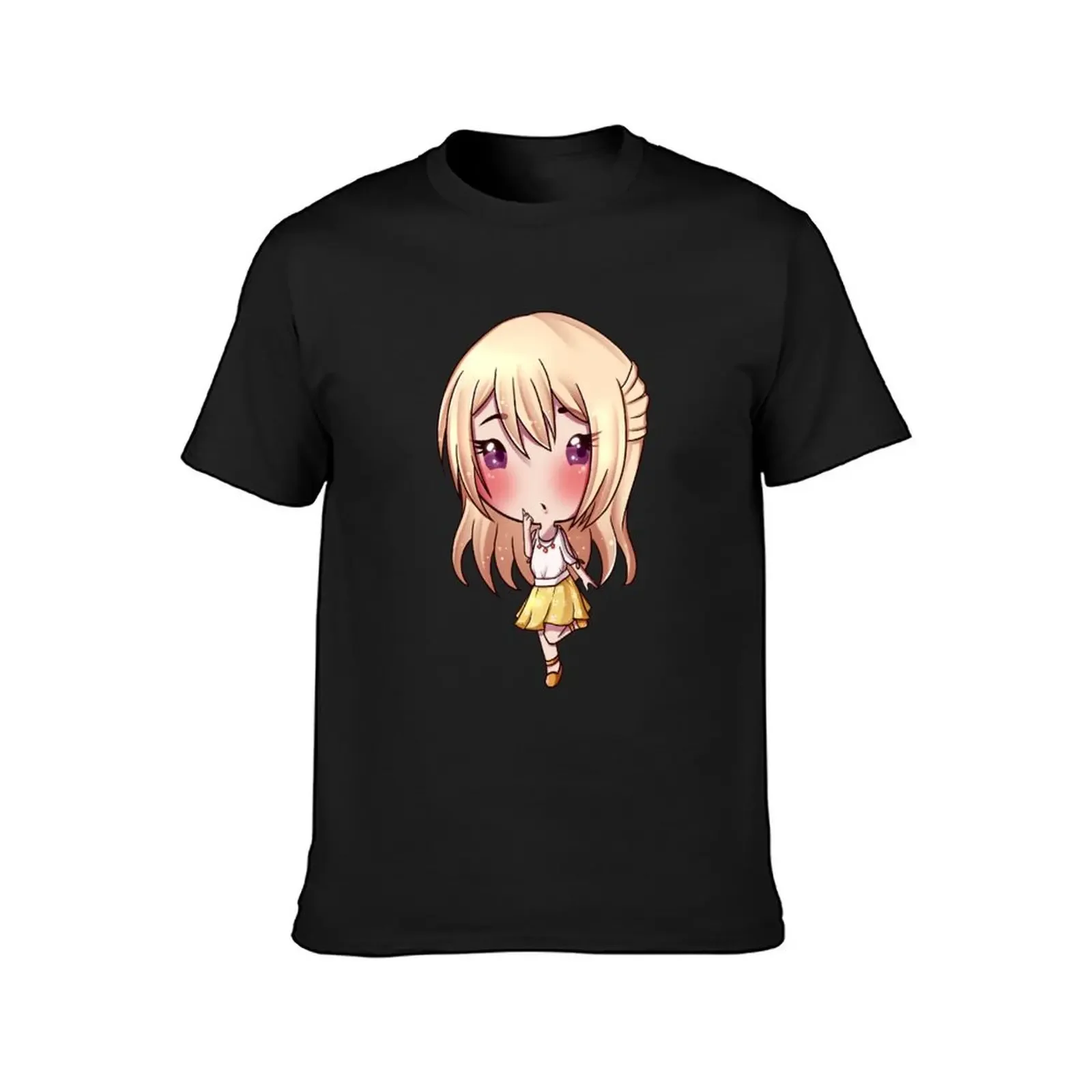 Chibi Chisato Shirasagi T-Shirt oversized graphic tee T-shirts oversize t shirt for men