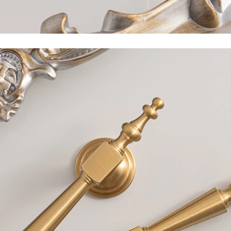 Brushed brass European cabinet handle product image 20