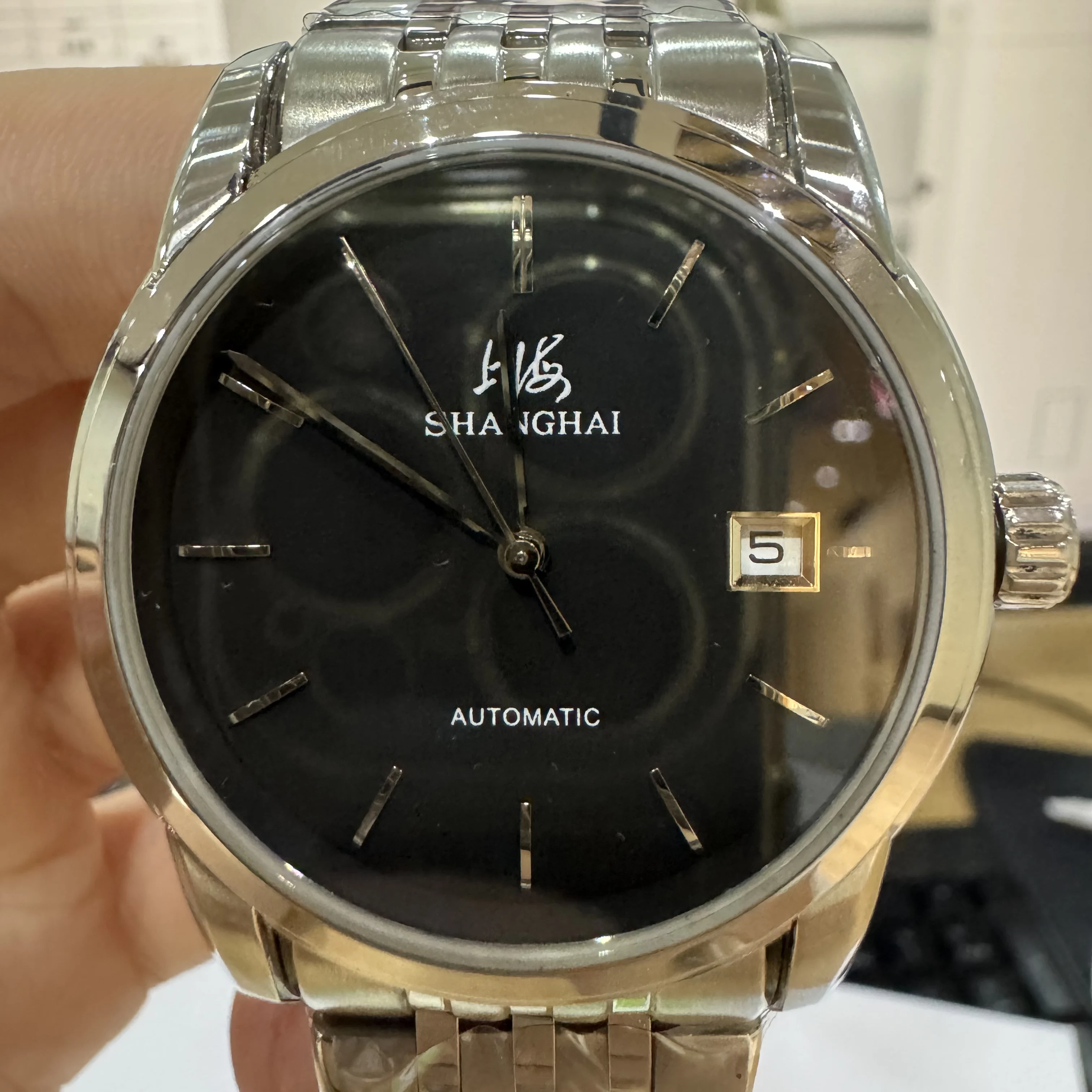 

Шанхайские мужские часы, автоматические механические часы, деловые водонепроницаемые часы, лучший бренд, винтажные часы ограниченной серии, 40 мм 527