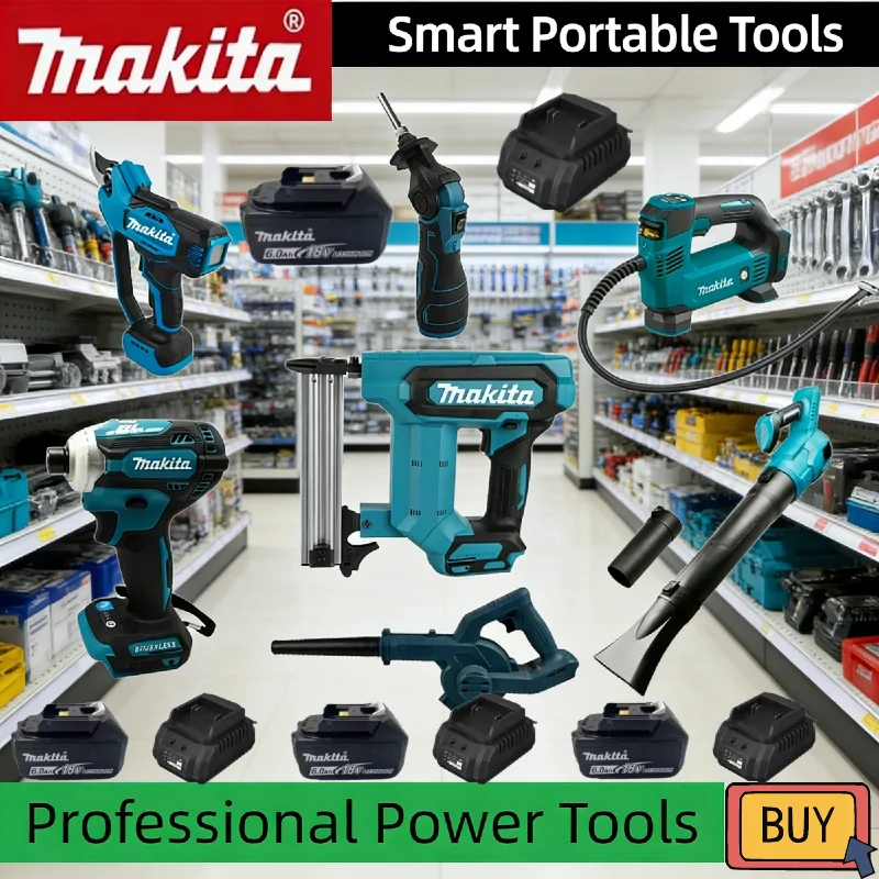 Makita Various Models of Portable Cordless Power Tools Impact Driver Rechargeable 18V Screwdriver Electric Reciprocating Saw