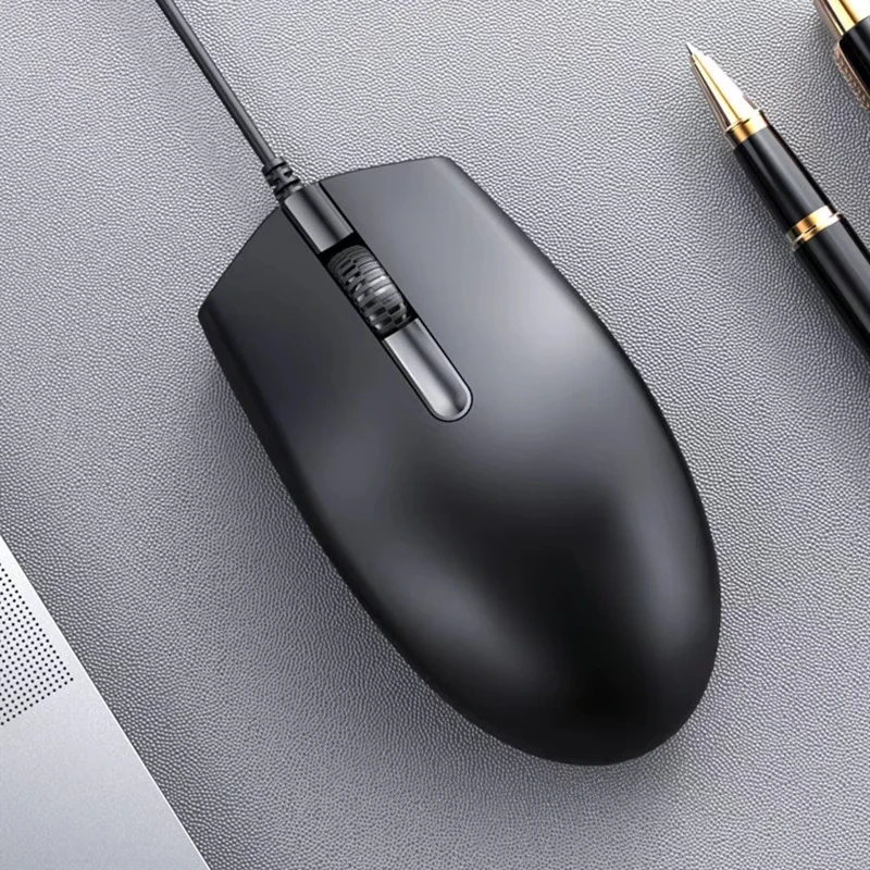 

Mouse for AOC MS100 Wired Mute USB Laptop Desktop PC Universal Home Business Office Portable