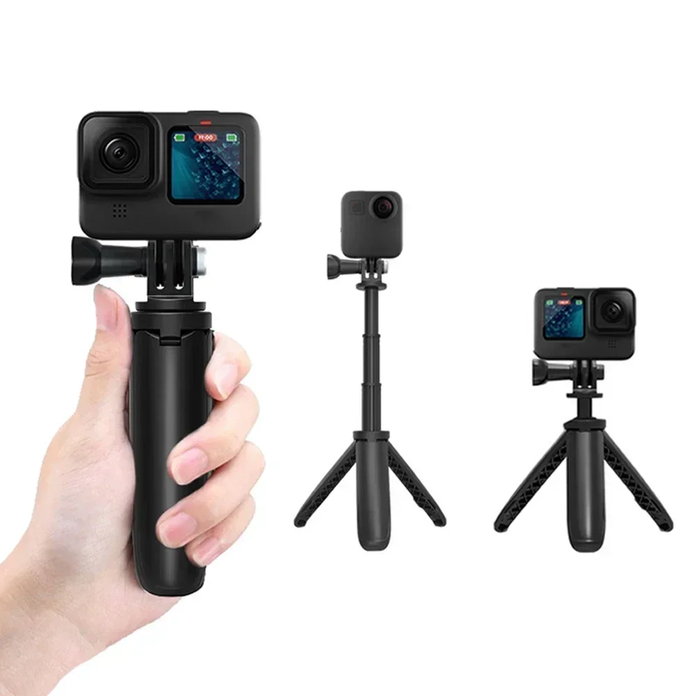 Sports Photography Camera Stand Portable Handheld Selfie Stick Retractable Desktop Tripod Outdoor Photography for Gopro 10/11/12