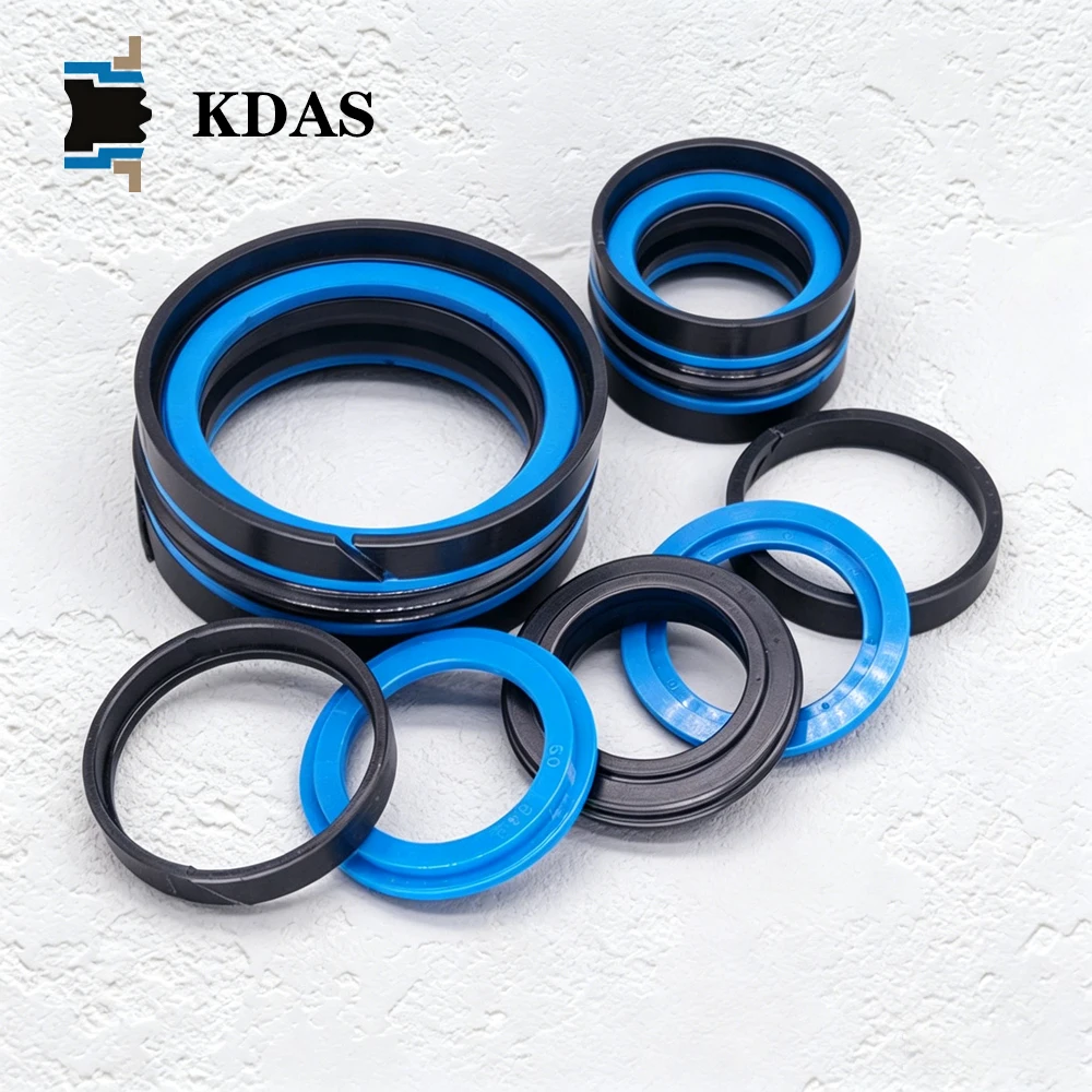 KDAS 20mm-210mm Rubber Injection Molding Machine Hydraulic Cylinder Component Combination Ring Gasket Piston Compact Oil Seal
