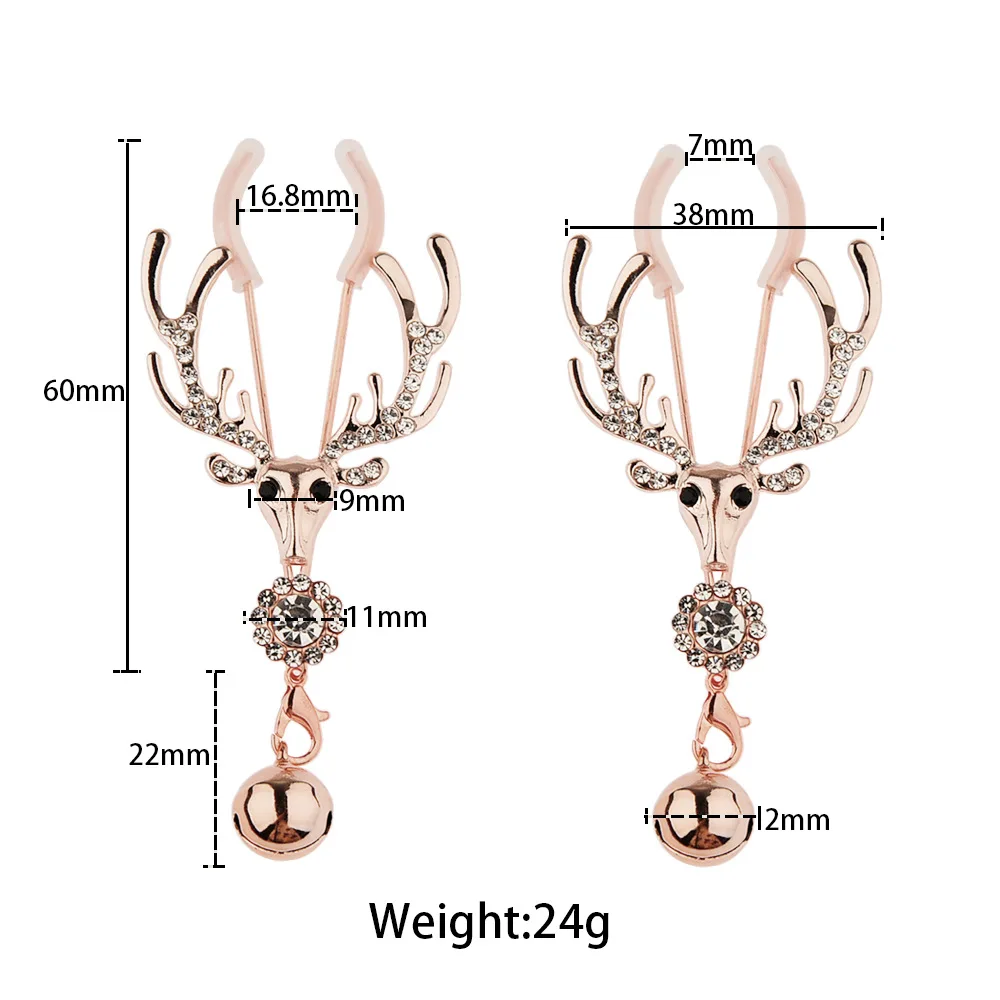 New pearl chain nipple clip. Orgasm vagina clip heart chain breast clip alternative sex toy factory straight hair