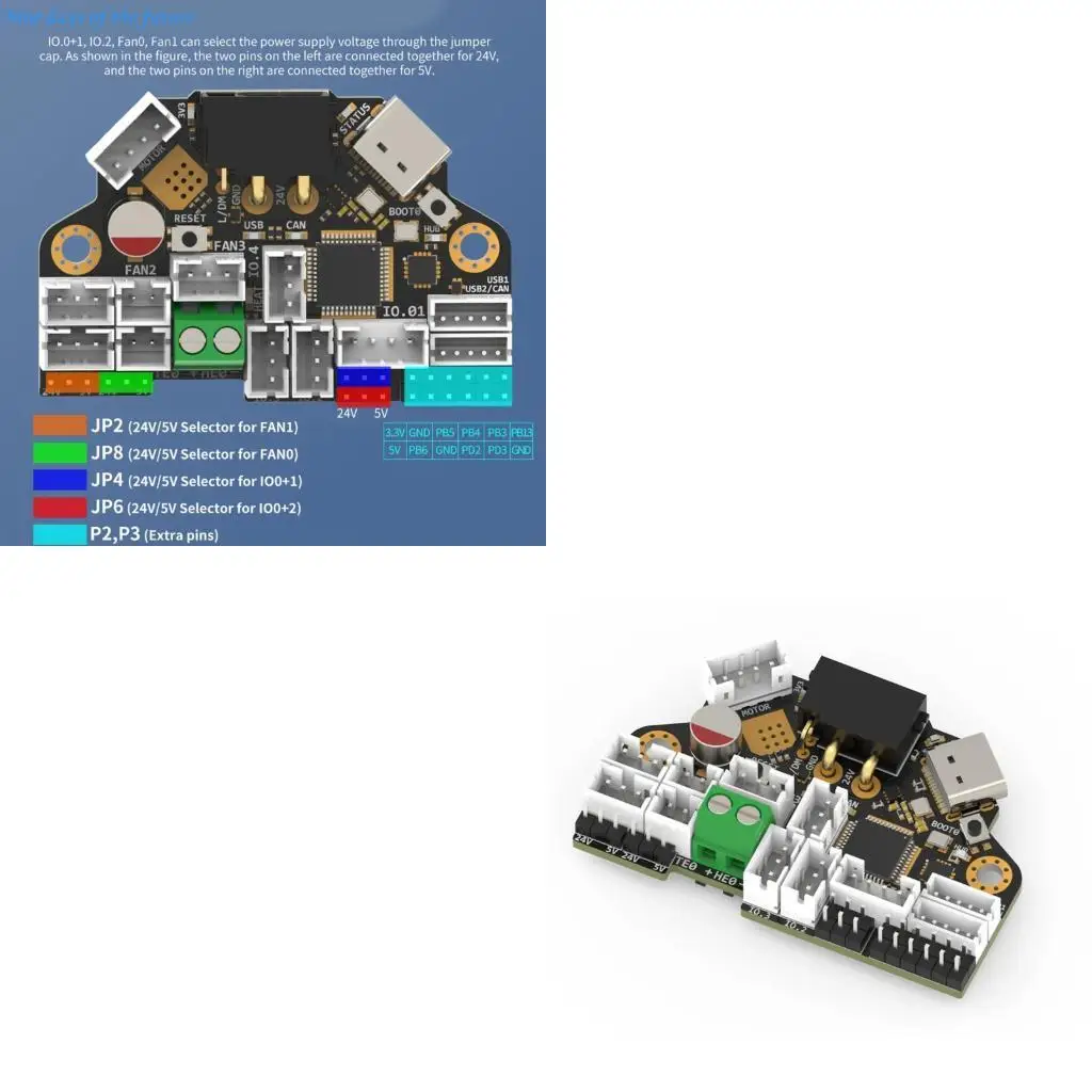

Advanced H36 Klipper Canbus Tool Poard для -печати с застройками в TMC2209 и двух вариантов связи E65A