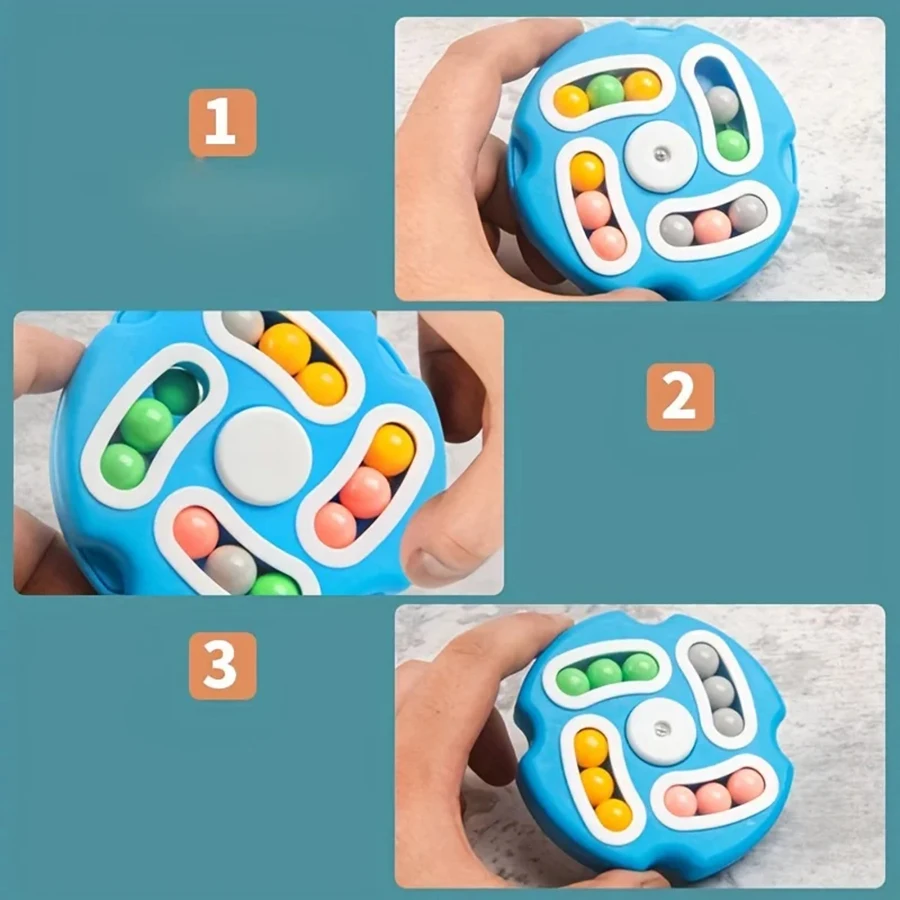 Juguete mágico Montessori giratorio para niños, juego educativo para aliviar el estrés, IQ Mind Brain Teaser