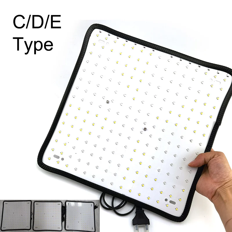 Panel de luz LED para cultivo de plantas, lámpara de espectro completo hidropónico, tienda de cultivo interior para crecimiento de Flores, v