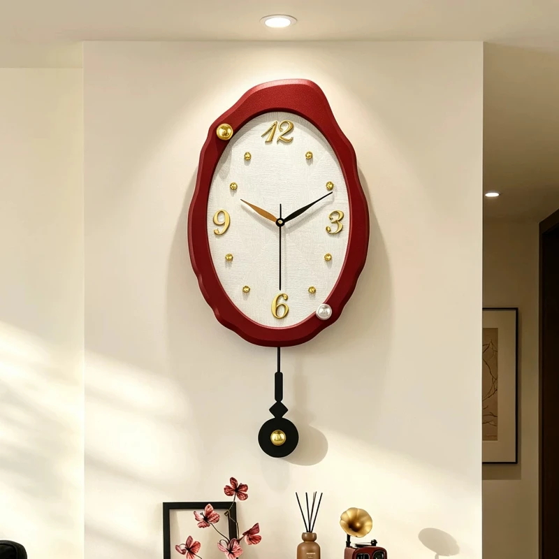 Creative Fashion Wall Clocks Luxury Aesthetic Simple Minimalist Design Clock Wall Nordic Vintage Reloj De Pared Home Decoration