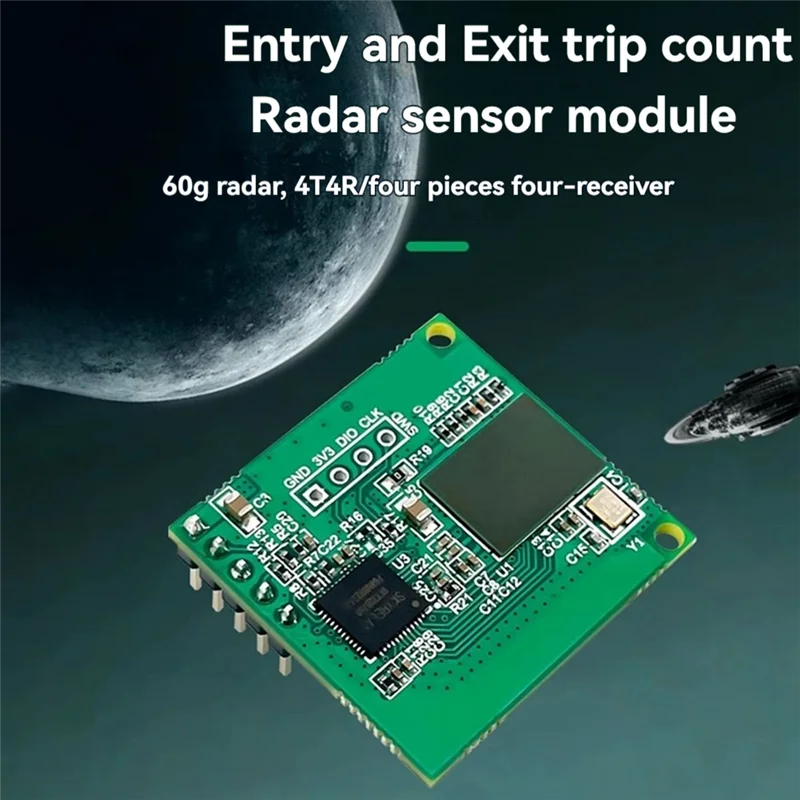 LD6001C 60 ГГц Mmwave радарный датчик + плата CH340 модуль датчика статистики пассажирского потока вход/выход датчик присутствия человека