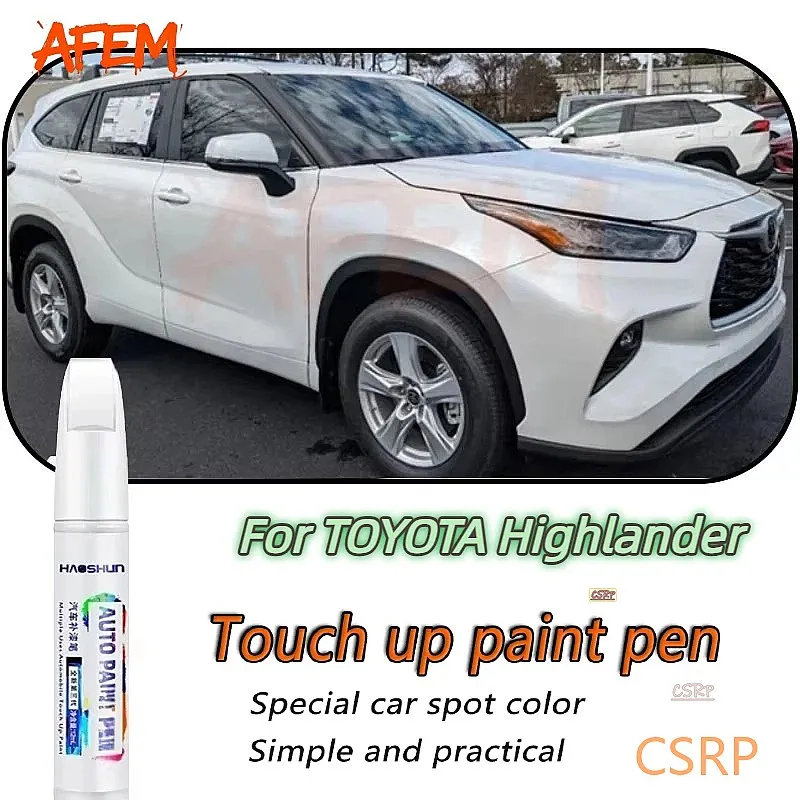 For TOYOTA Highlander  Automotive Paint Repair Pen Touch-Up Pen Paint Scratch Remover Car Paint Care Accessories