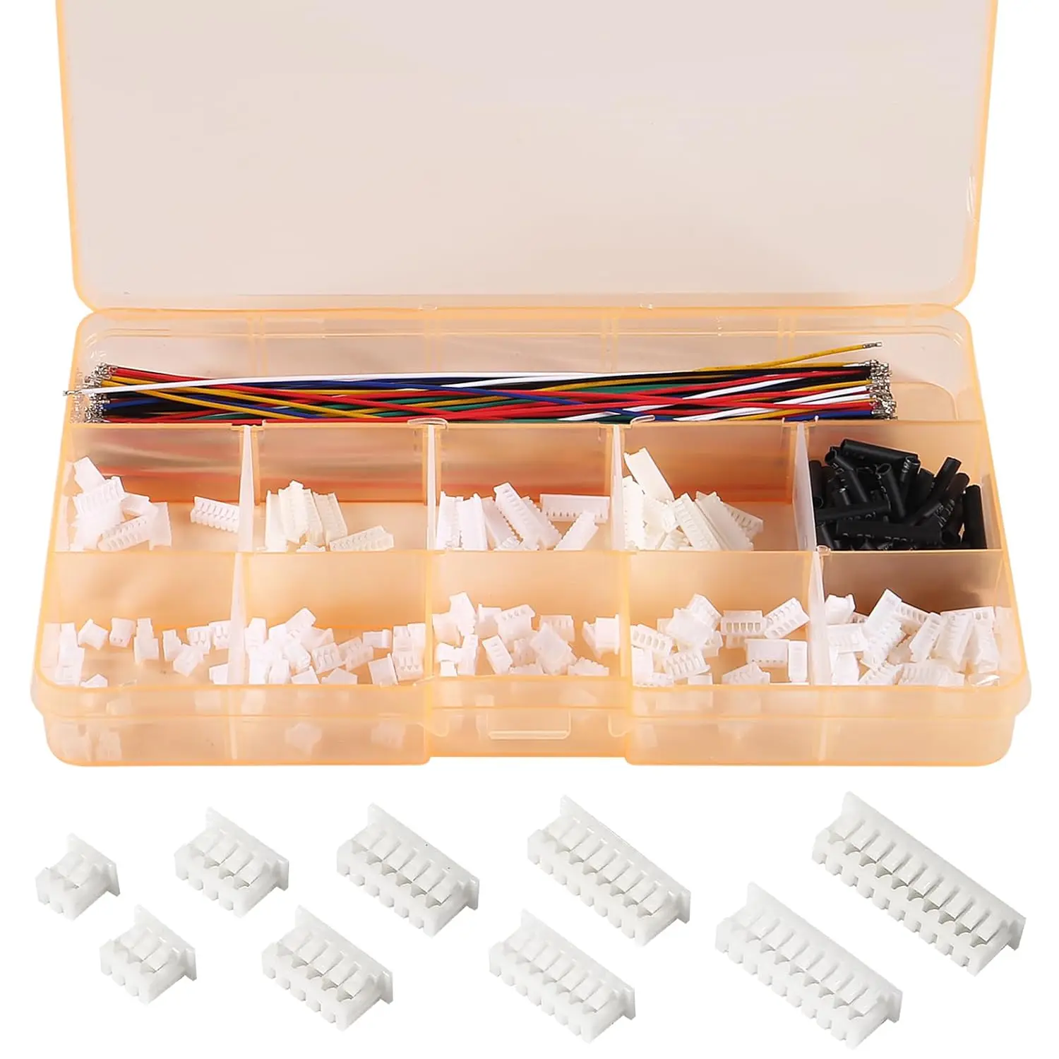 Conectores JST de 1,25 mm, enchufe y enchufe con cables prensados, compatibles con JST Molex PicoBlade, conector de paso de 1,25 mm para Pix