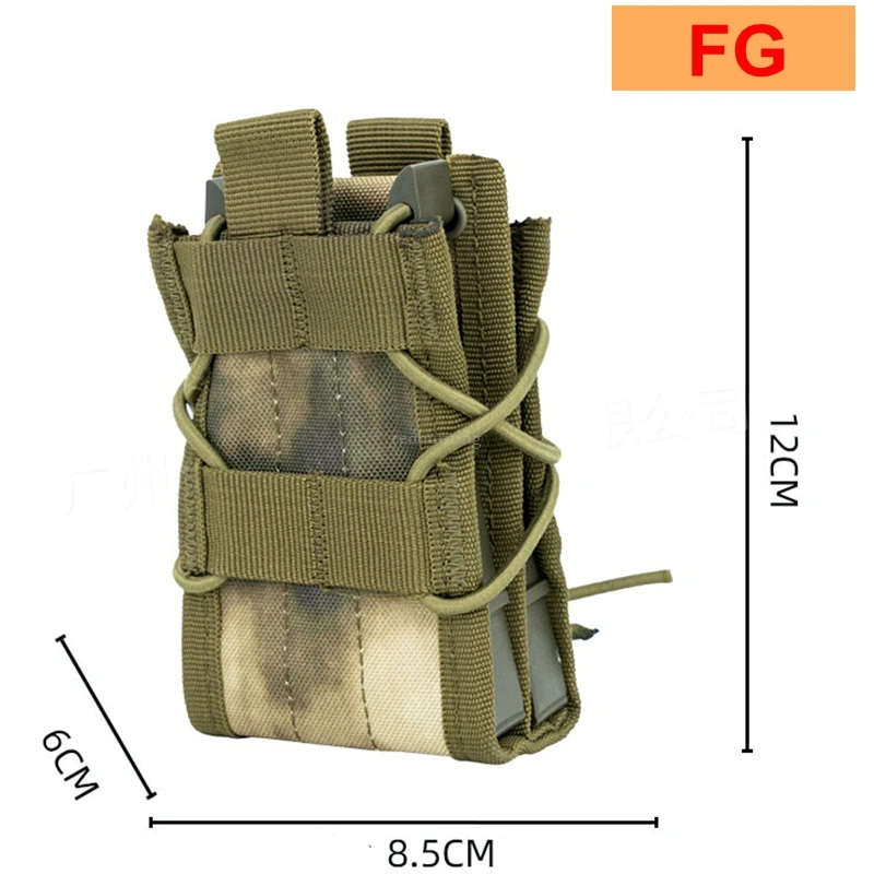 5.56 7.62 podwójna kieszeń na magazynki 1000D nylonowa kabura na magazynki Molle Outdoor Hunting Airsoft etui na akcesoria do M4