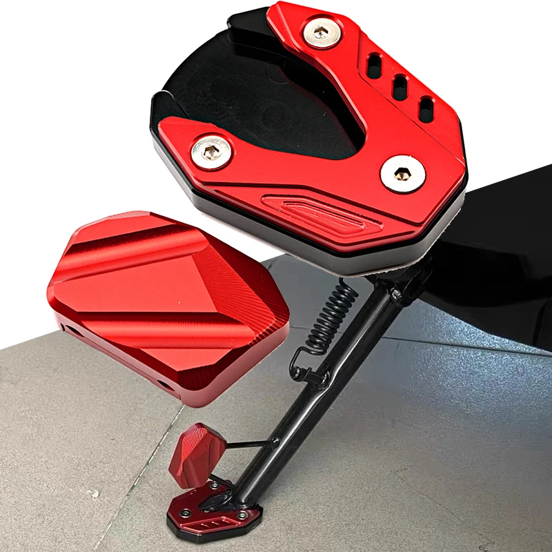 Motorcycle CNC Side Stand Enlarge & Support Kickstand Column Auxiliary For SYM MMBCU DRG150 DRGBT 158 HUSKY 150 ADV Accessories