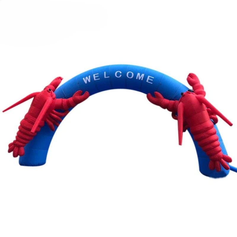 

Lobsters Arch With 7.5m Inflatable Lobsters Inflatable Advertising Archway With Air Blower For Outdoor Holiday Yard Decor