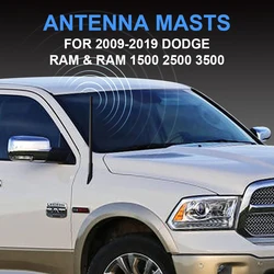 13 Inch Antenna Mast Rubber Aerials Base Car Radio Antenna Amplifier For DODGE RAM 1500 2500 3500 2009-2019 Car Accessories