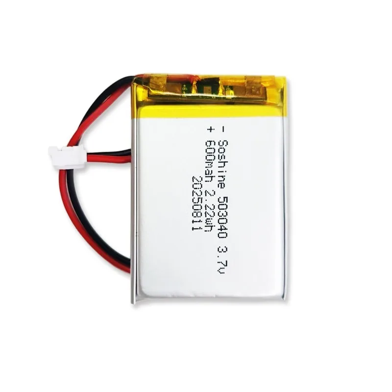 503040 Polymer Lithium Rechargeable Battery for GPS Navigator Bluetooth Headset PS4 Controller 3.7V 600mAh