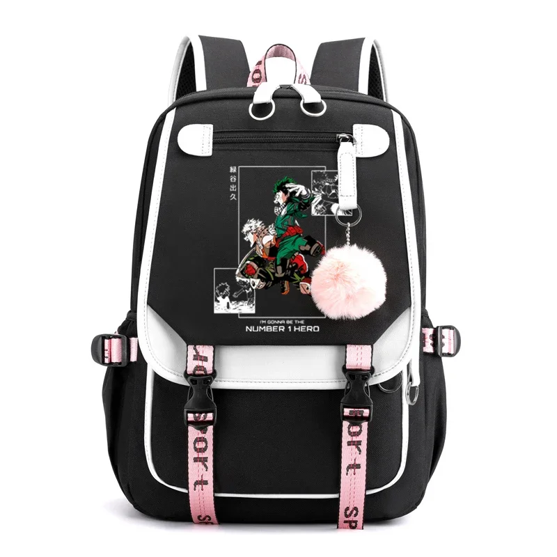 

Harajuku Anime My Hero Academia Backpacks for Teenage Girl Boy Casual Travel Bag Manga School Bags HIght Quality Laptop Backpack