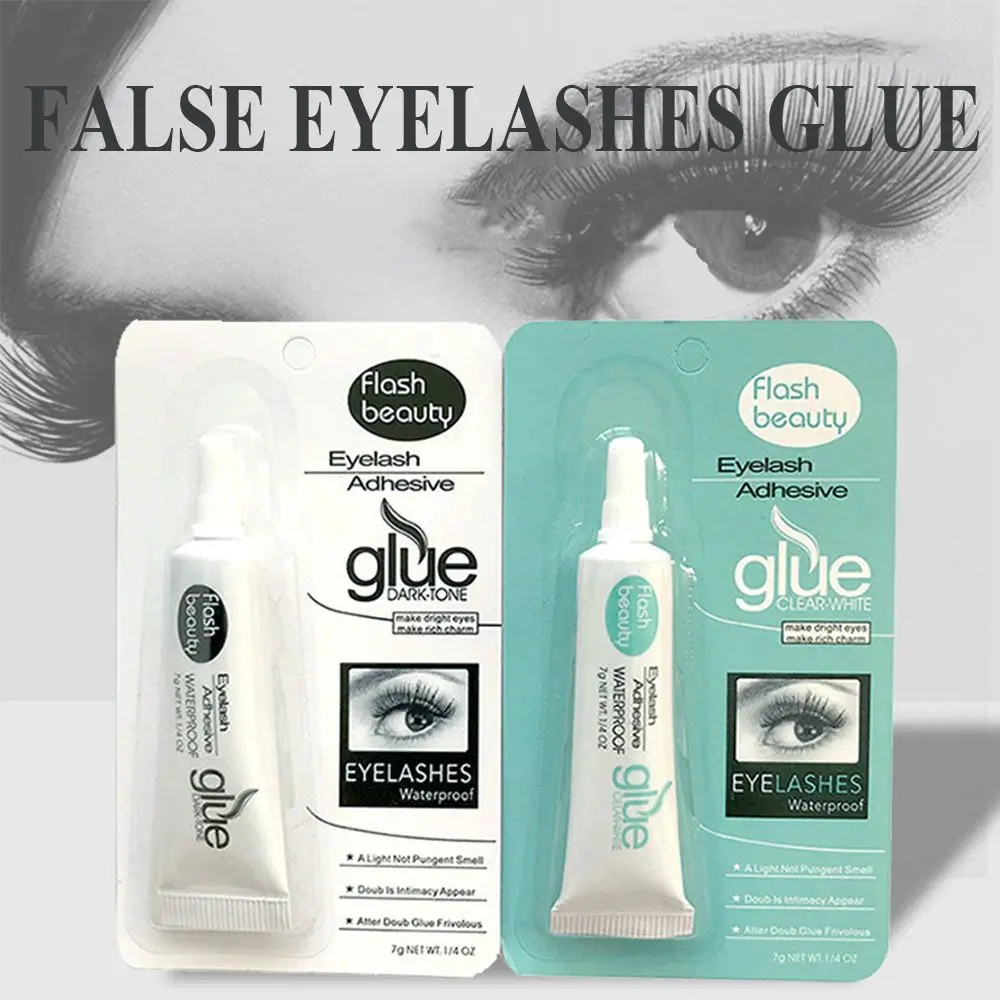 White Black Long Lasting Strong Waterproof Safe Eye Makeup Tools Flase Eyelashes Glue Eyelash Adhesive Double Eyelid Glue