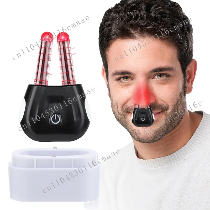

Mini Rechargeable Nasal Therapy Device Red Light Relieves Rhinitis Allergy - CE Certification