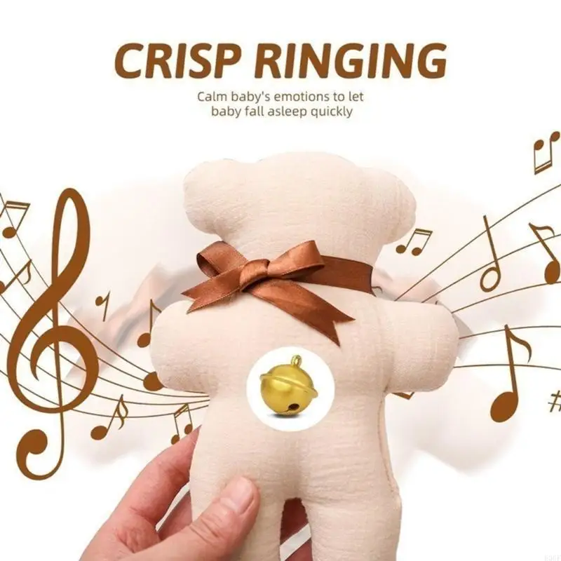 E06f Baby Animal Doll Teether Tobe Zabawanie lalki Ręka grzechotka wypchana zabawka niemowlę śpiąca lalka