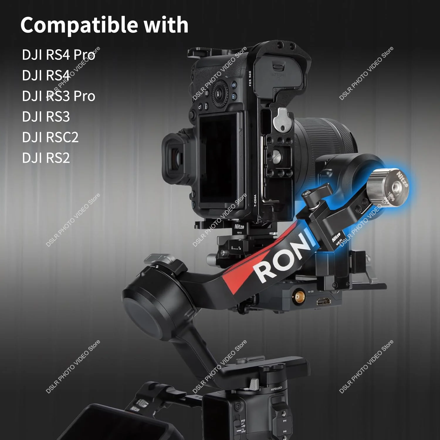 Nitze カウンターウェイトキット DJI RS 4 Pro/RS 4/RS 3 Pro/RS 3/RSC