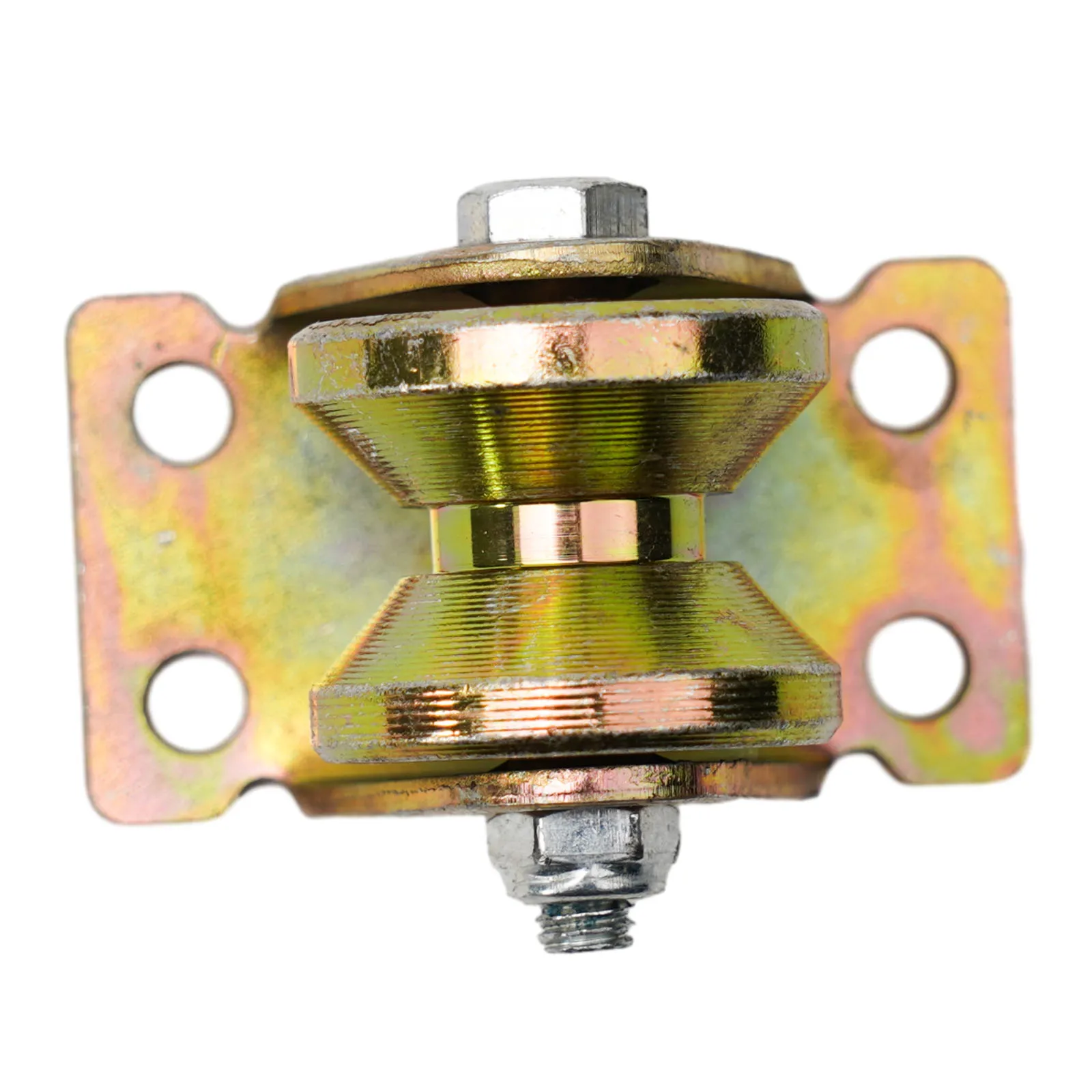 4pcs V Groove Sliding Door Pulley Wheel Heavy Duty Rigid Caster For Inverted Track Sliding Gate Roller Wheel Bearing Rollers