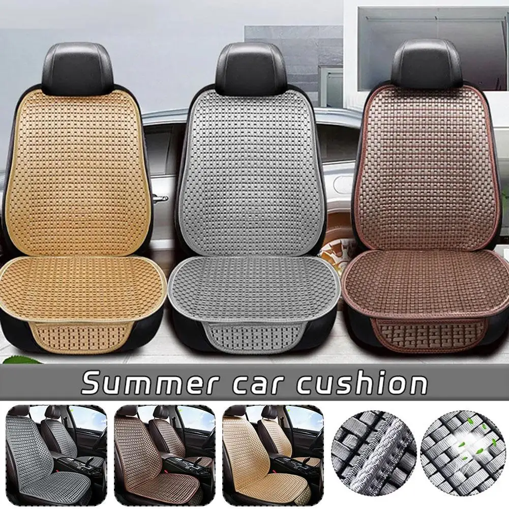 Summer Ice Silk Car Seat Cushions Front Universal CoolCar Seat Cushions Mat Rear Auto Seat Protector Backseat Cover For Car B0D8