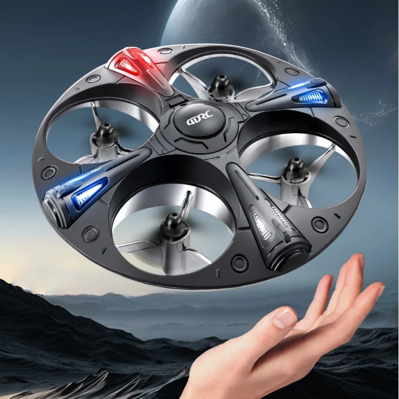 

New 4DRC V43 UFO Levitating Flying Orb RC Mini Drone Indoor Outdoor Interactive Flight Saucer Toy Leisure Collection Gift