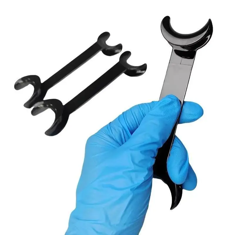 1 Pc Colored Dental T-Shaped Intraoral Buccal Labial Retractors Double-Headed Mouth Opener Reusable Clinic Supplies