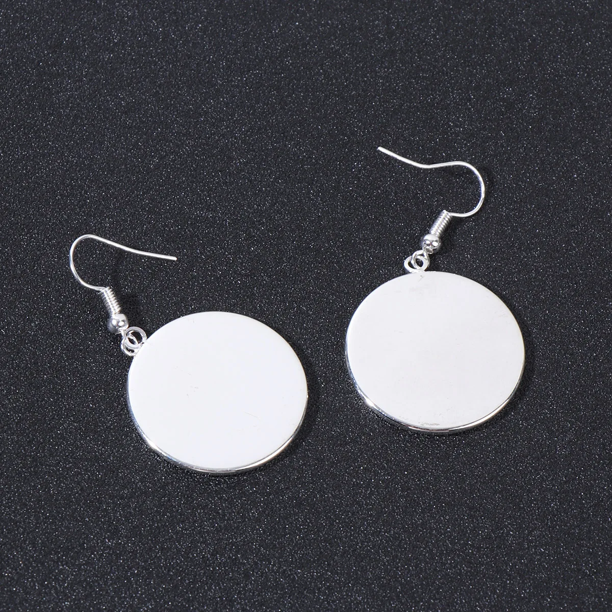 

10pcs Iron Earring Bezel DIY Jewelry Making Resin Gemstone Setting Tray Pendant Drop Ear Hook Empty Holder for Custom Earrings