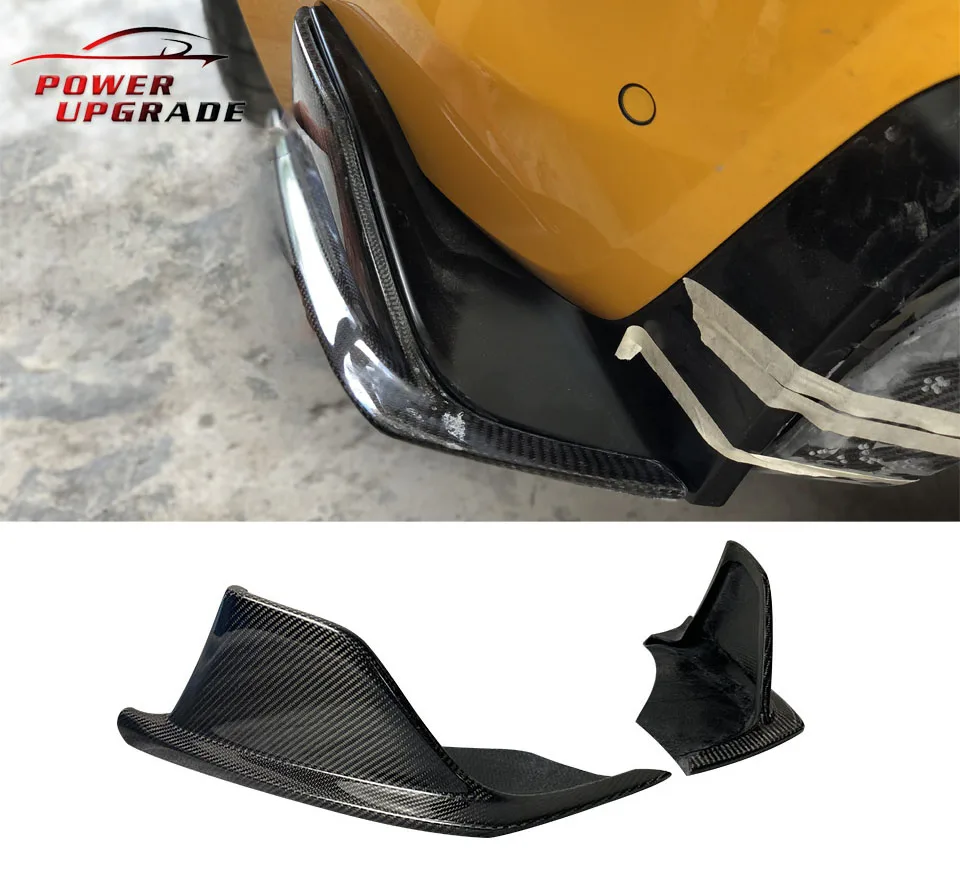 For Toyota Supra A90 A91 Mk5 Rear Spat Carbon Fiber Splitter Vrs Style Diffuser Splitter Kit Lip Flaps Spoiler Side Skrit