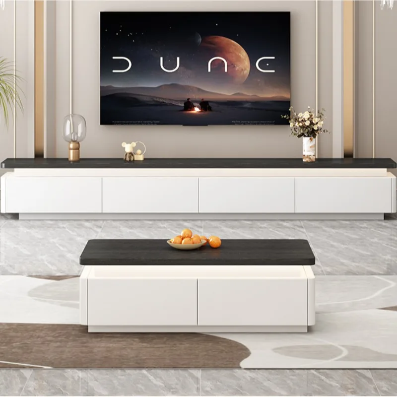 خمر القرون الوسطى تلفزيون خزانة طاولة القهوة مزيج المنزل الحديثة بسيطة طاولات التلفزيون غرفة المعيشة موبليس الفقرة El Hogar Meuble