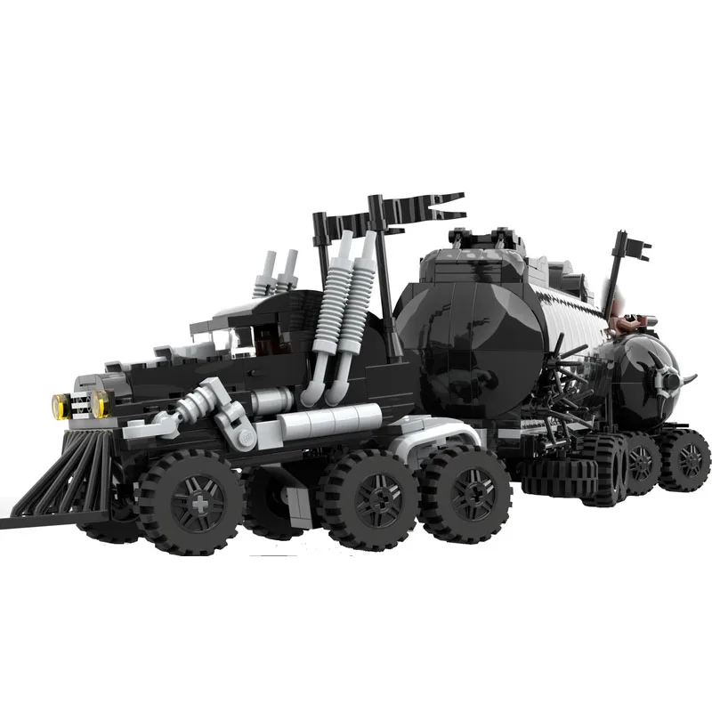 MOC-157999 نموذج مكعبات بناء شاحنة معدات الحرب، 694 قطعة، لعبة مكعبات بناء عيد الميلاد للأولاد والأطفال #3