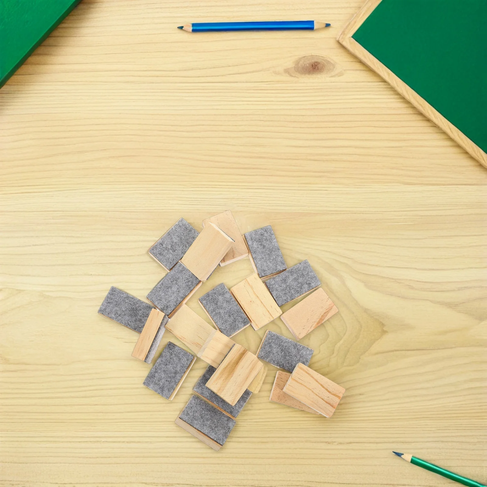 24 قطعة ممحاة السبورة الصغيرة ورأى منظف الخشب المدمجة المحمولة للفصول الدراسية مكتب المدرسة استخدام الطباشير ممسحة المعلم لوازم #5