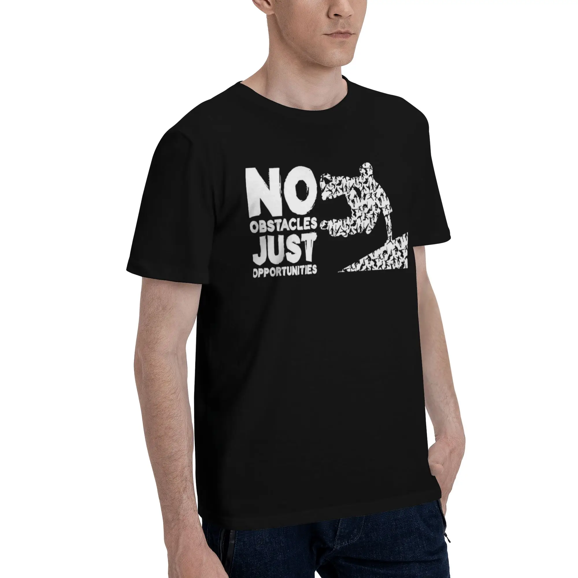 Parkour Obstacles Men T Shirts parkour Creative Tee Shirt Short Sleeve O Neck Pure Cotton Birthday Gift Clothes T-Shirt
