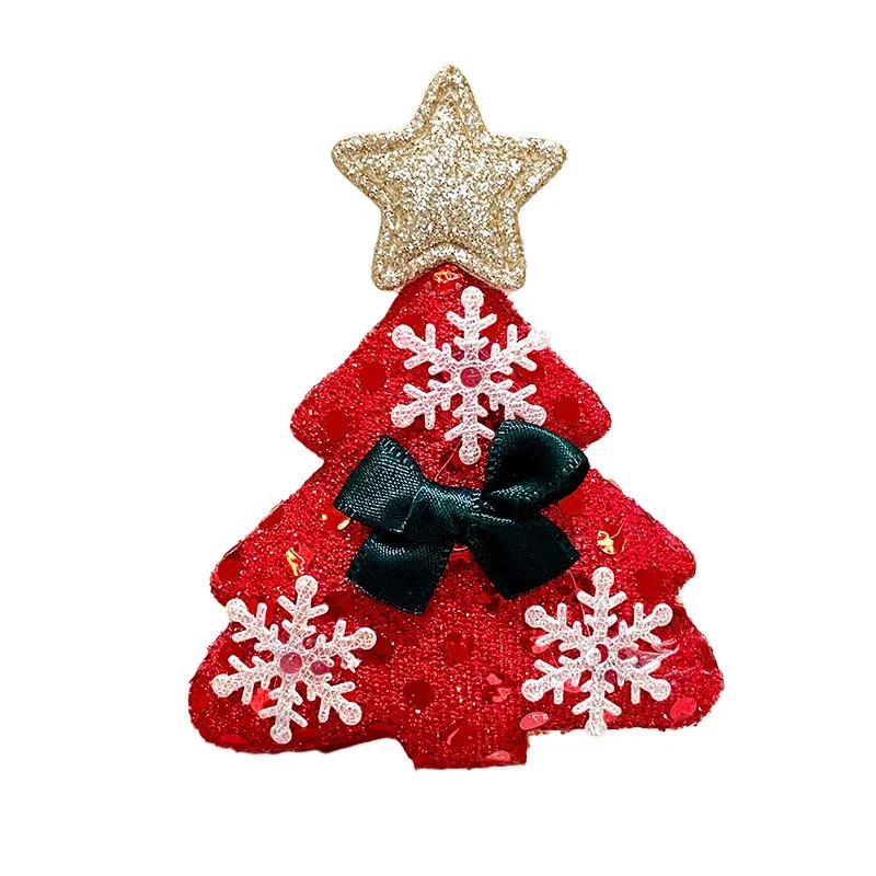 Xmas Brooch Snowman Santa Claus Tree Wreath Elk Cartoon Pins Fashion Jewelry Gift for Girls Kids Merry Christmas Decor Gifts