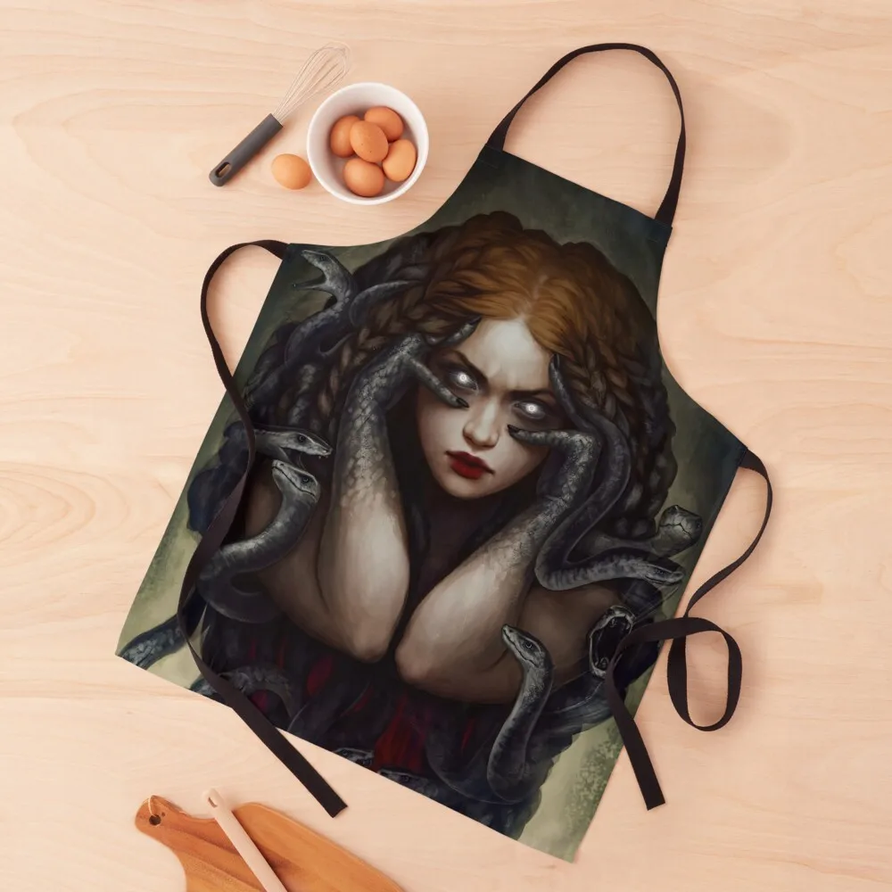 Medusa Apron cookings for women For Women Apron