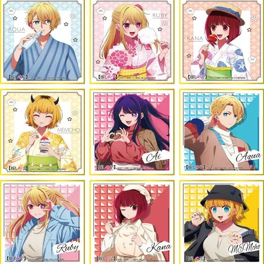 Japan Movic Goods Oshi No Ko Mini Colored Paper Remember Series Transparent Cards